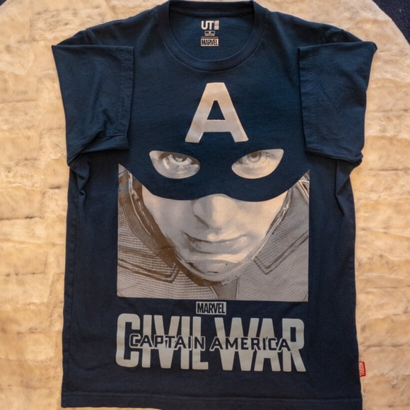 MARVEL - CAPTAIN AMERICA - CIVIL WAR T-SHIRT - Picture 1 of 4